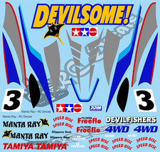 Vintage Manta Ray Decals /