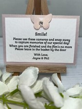 Wedding Disposable Camera Poem