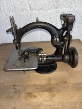 Wilcox and Gibbs Antique chain stitch Sewing Machine with foot guide
