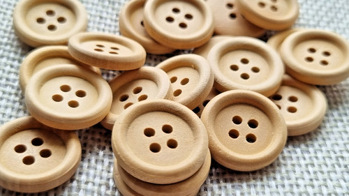 Natural wooden round - natural,