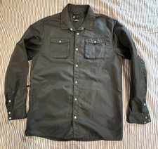 Nike SB Nylon Button Up Windbreaker Shirt Jacket sz L GREEN