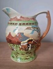 Crown Devon Musical Jug Om Die Kampvuur. VGC. Working. Very Rare.
