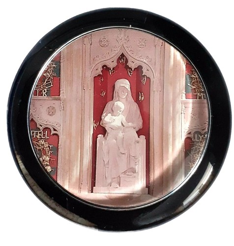 Madonna and child flat - and,