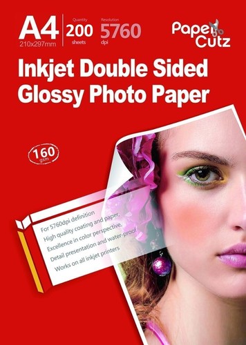 160gsm inkjet double - a4,