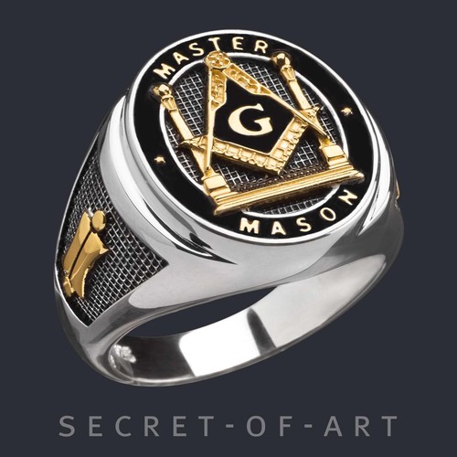 Masonic ring master mason - masonic,