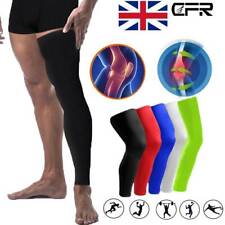 Compression Knee Leg Support Long Braces Sleeve Basketball Pain Relief Sports