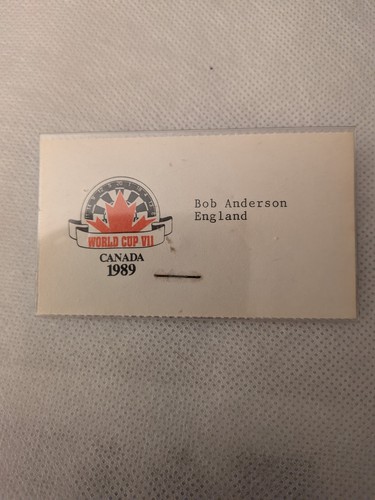 Bob anderson signed darts - bob,