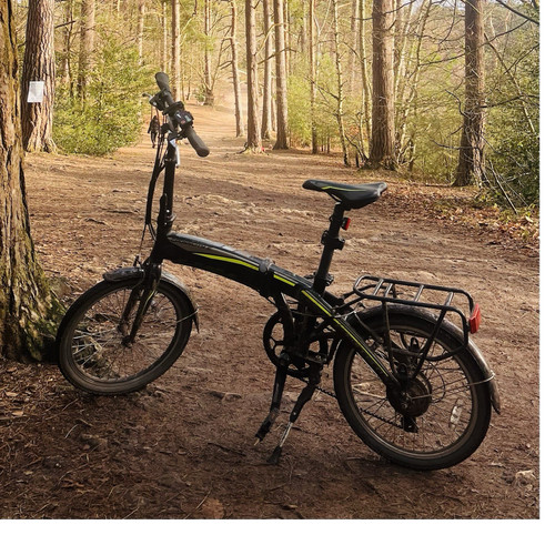 Carrera folding bike black - carrera,