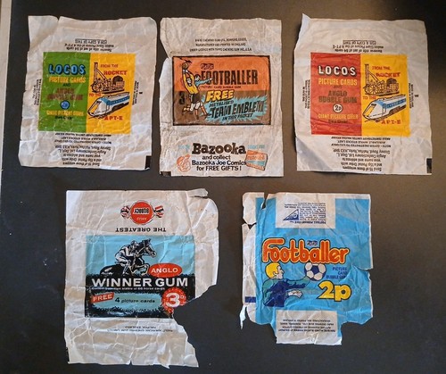 Bubble gum wrappers - bubble,