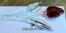 ? Swarovski Crystal 2003 Limited Ed. SCS Renewal Gift, Red Tulip Figurine, NIB