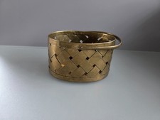 🧺 Vintage Brass Basket with