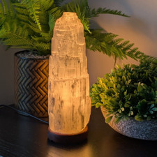 Selenite Tower Crystal Lamp