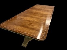 Elite Art Deco style Dining table French Polished and finished in Farrows Cream