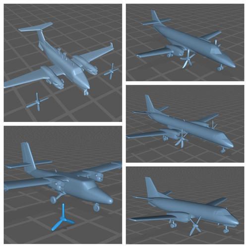 500 400 200 3d - 1:500, printed