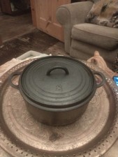 Restored Cast iron cooking pot