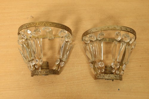 Vintage pair two brass - vintage,