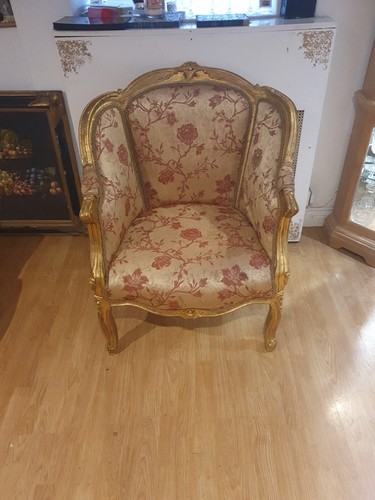 Rococco chair french gold - chair,