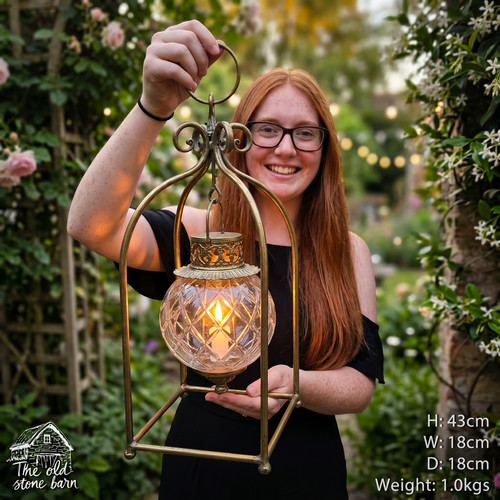 Hanging candle lantern vintage - lantern,