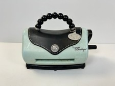 Sizzix Texture Boutique Blue & Black Handbag Shaped Embossing Machine