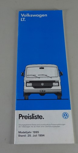 Price list 31 35 - vw, 28/31/35/