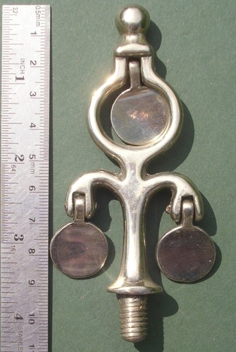 White brass swinger with - white,