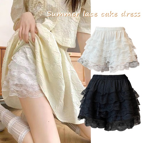 Women lace ruffle knickers - lace,