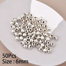 50 x 6mm Small Jingle Bells
