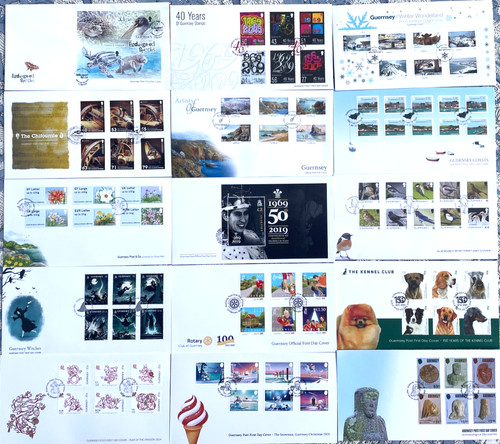 Guernsey first day covers - guernsey,