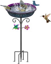 Metal Bird Bath for Outside