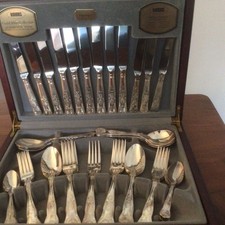 KINGS ROYAL SILVER PLATED CANTEEN SET
