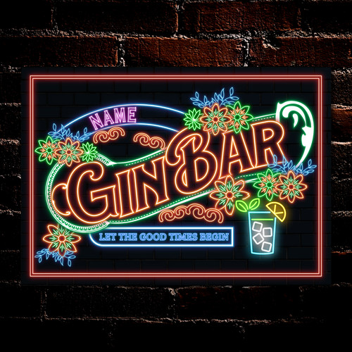Personalised gin bar classic - personalised,