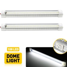 12V Car Interior Light Van Campervan Caravan LED Ceiling Dome Lights 6000K White