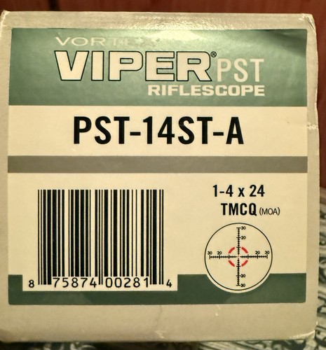 Vortex viper pst 4x24 - pst, moa