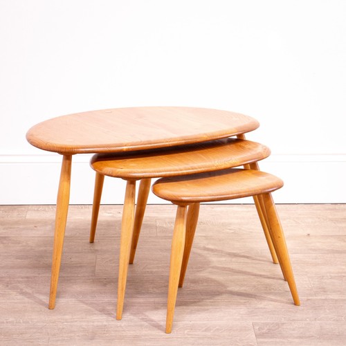 Ercol pebble table - ercol, nest