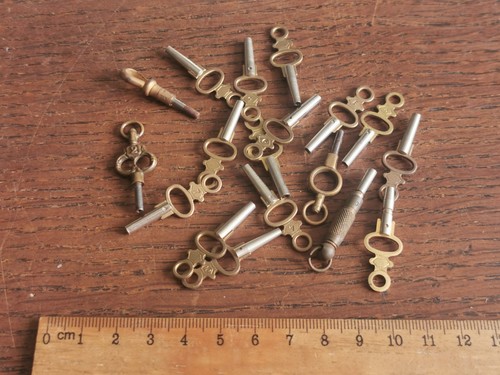 Pocket watch winding keys - winding,