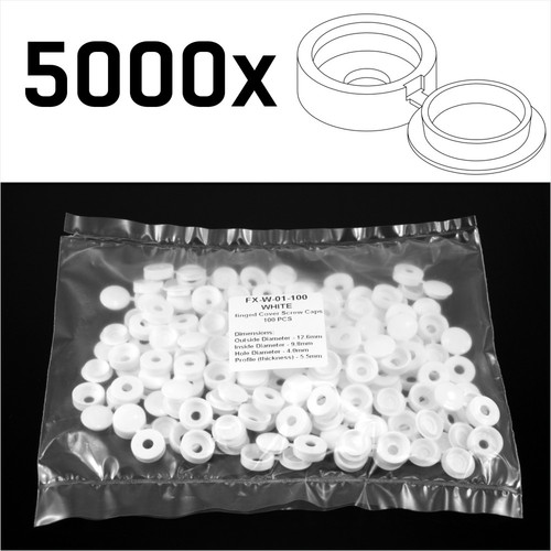 Small white plastic screw - small,