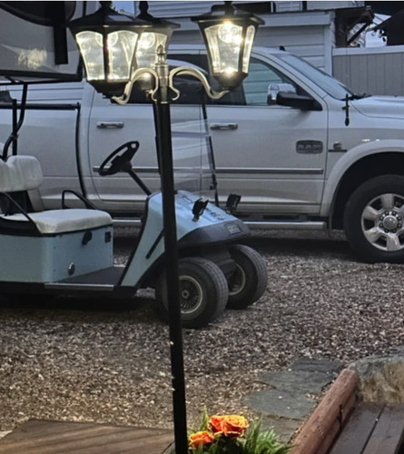 Solar post lamp - solar, pathway