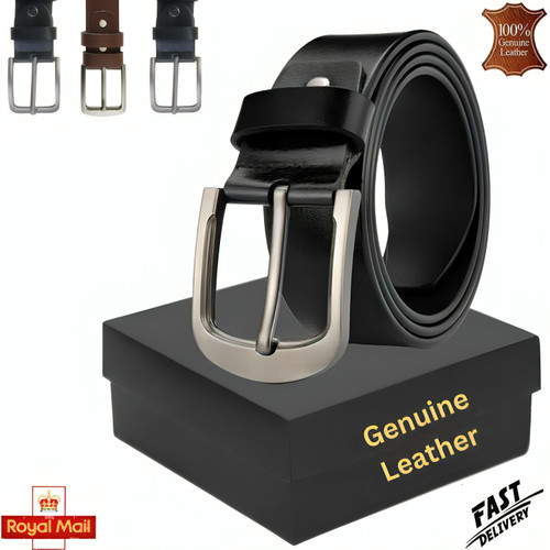 Mens genuine leather - leather, belt
