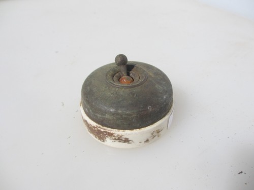 Antique brass ceramic light - antique,