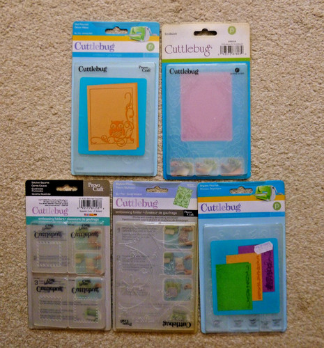 Packs cuttlebug embossing - packs,