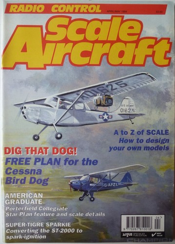 Radio control scale aircraft - control,