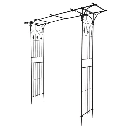 Outdoor metal garden - metal, arch