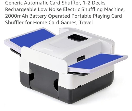 Automatic card shuffler with - shuffler,