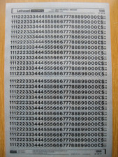1 x Letraset Numbers HELVETICA