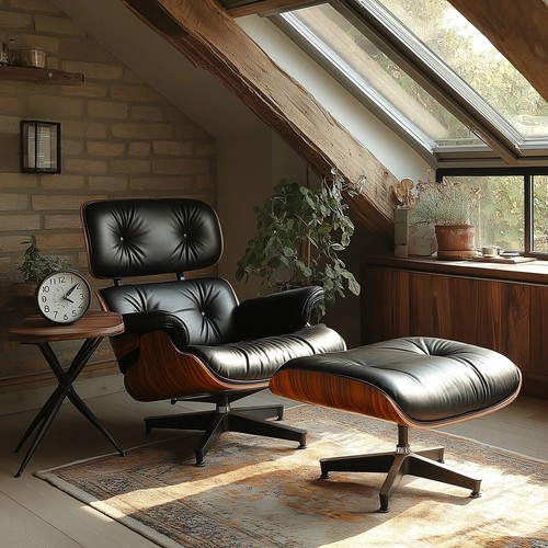 Mid century eams lounge chair - mid,