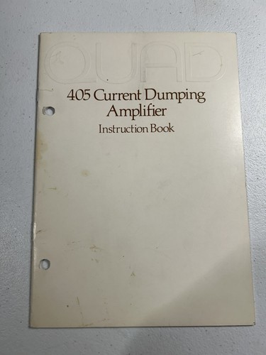Quad 405 current - quad,