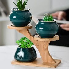  Tabletop Flower Pot Stand Flowerpot Holders Multi-layer Rack Desktop Planter