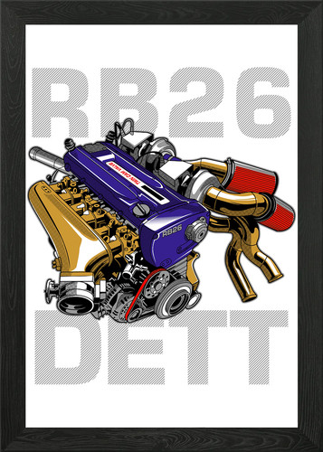 Rb26 dett engine framed wall - dett,