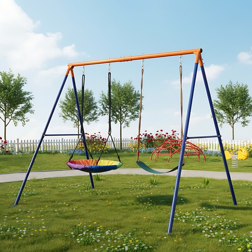 Metal frame double - swing, set