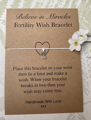 Fertility wish bracelet - fertility, bracelet/